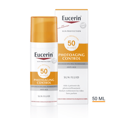 ecran solair Eucerin Sun Protection Oil Control Gel-Crème SPF50+ 50ml