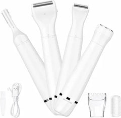 Tondeuse électrique multifonctionnelle 4 en 1 pour femme
