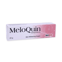meloquin skin whitening cream hydroquine 4%