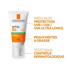 Anthelios Uvmune 400 Gel-Crème Solaire Visage oil control gel-creme